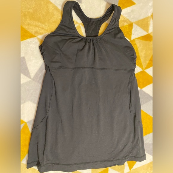Lululemon black turbo tank size 6 - Picture 3 of 5